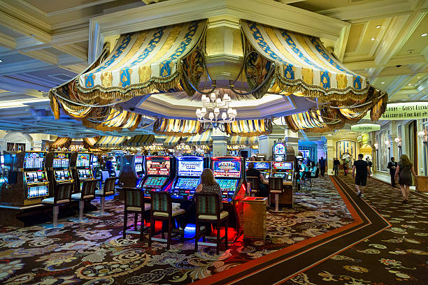 Ante and raise betting zones at Caribbean Stud Poker table